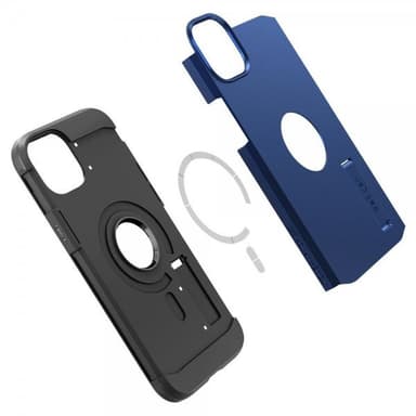 Spigen iPhone 14 Deksel Tough Armor MagFit Navy Blue