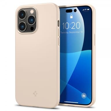 Spigen iPhone 14 Pro Max Deksel Thin Fit Sand Beige