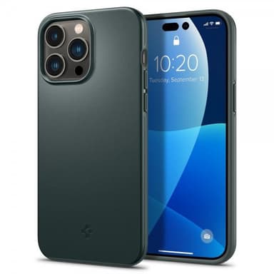 Spigen iPhone 14 Pro Deksel Thin Fit Abyss Green