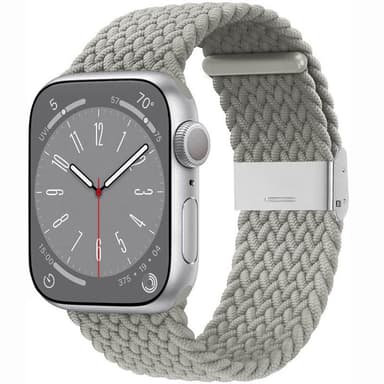 Flettet elastisk armbånd Apple Watch 8 (41mm) - stone