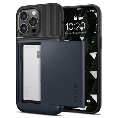 Spigen iPhone 14 Pro Deksel Slim Armor CS Metal Slate