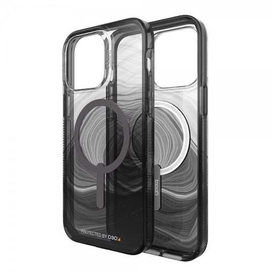 Gear4 iPhone 14 Pro Max Deksel Milan Snap Black Swirl