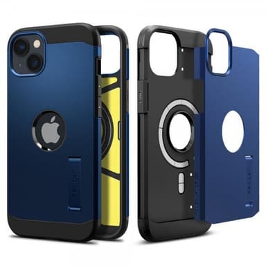 Spigen iPhone 14 Plus Deksel Tough Armor MagFit Navy Blue
