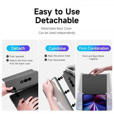 DUX DUCIS iPad Pro 11 2020/iPad Pro 11 2021 Etui Magi Series Grå