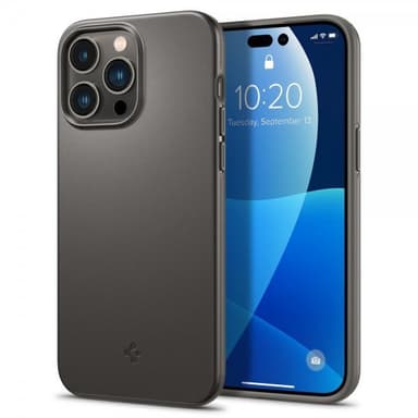 Spigen iPhone 14 Pro Deksel Thin Fit Gunmetal