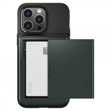 Spigen iPhone 14 Pro Max Deksel Slim Armor CS Abyss Green