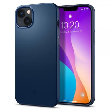 Spigen iPhone 14 Plus Deksel Thin Fit Navy Blue