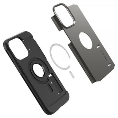 Spigen iPhone 14 Pro Deksel Tough Armor MagFit Gunmetal