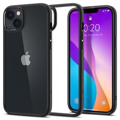 Spigen iPhone 14 Plus Deksel Crystal Hybrid Matte Black