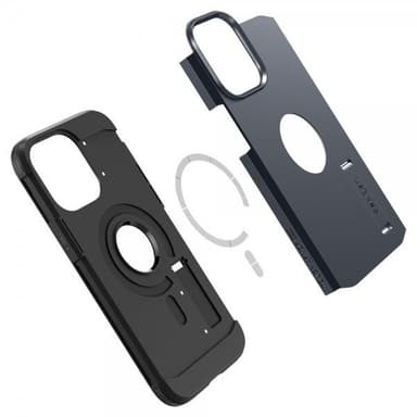 Spigen iPhone 14 Pro Deksel Tough Armor MagFit Metal Slate