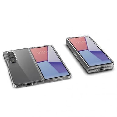 Spigen Samsung Galaxy Z Fold 4 Deksel Crystal Hybrid Crystal Clear