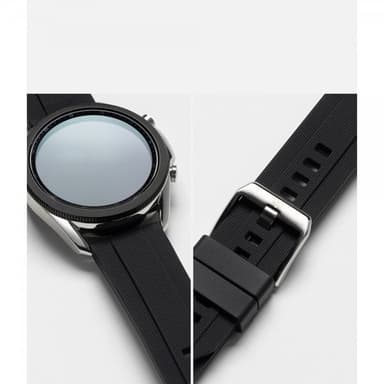 Ringke Samsung Galaxy Watch 20mm Armbånd Rubber One Band Svart
