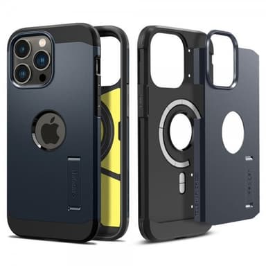 Spigen iPhone 14 Pro Max Deksel Tough Armor MagFit Metal Slate