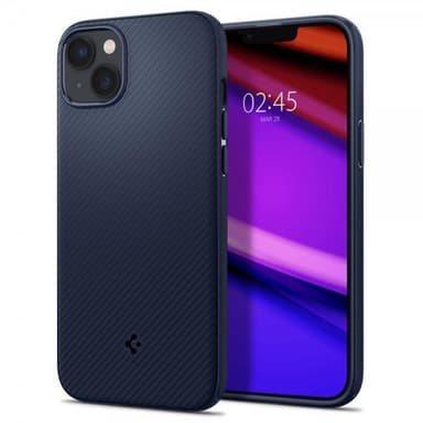 Spigen iPhone 14 Deksel Mag Armor MagFit Navy Blue