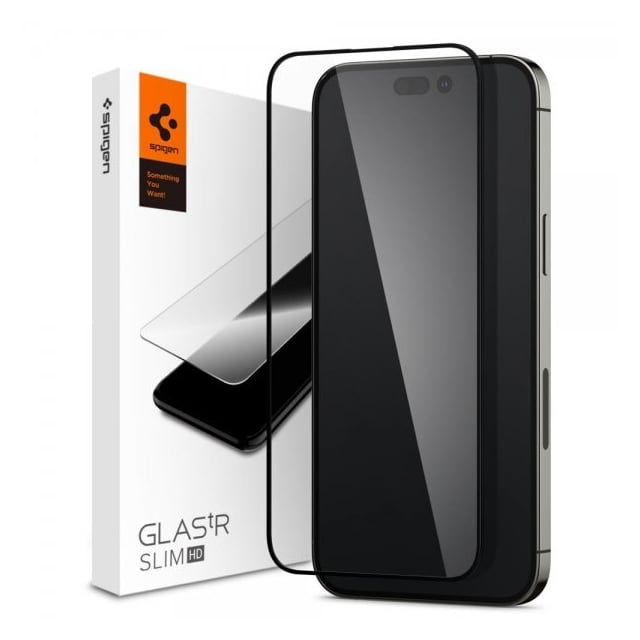 Spigen iPhone 14 Pro Max Skjermbeskytter GLAS.tR Slim FC