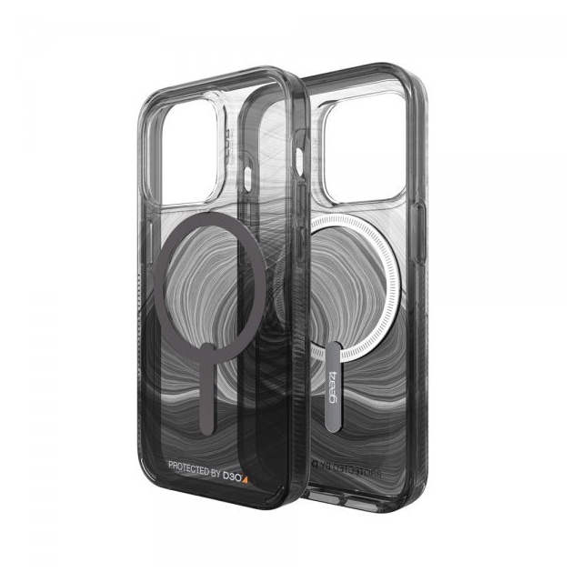 Gear4 iPhone 14 Pro Deksel Milan Snap Black Swirl