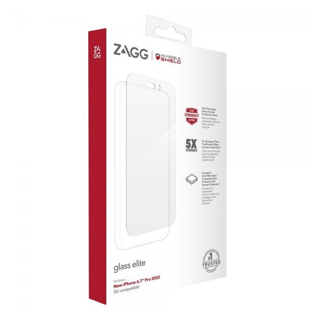 ZAGG InvisibleShield iPhone 14 Pro Max Skjermbeskytter Glass Elite