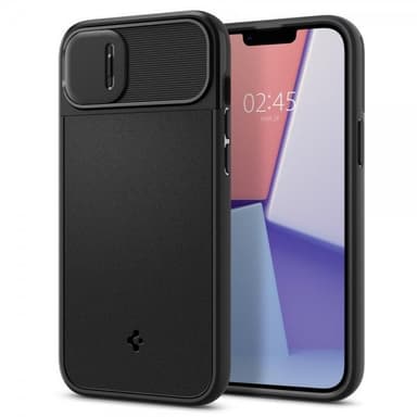Spigen iPhone 14 Deksel Optik Armor MagFit Svart