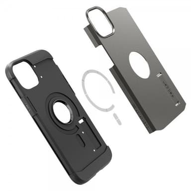 Spigen iPhone 14 Deksel Tough Armor MagFit Gunmetal