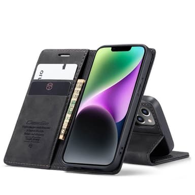 CaseMe Smart Magnet Flipdeksel Apple iPhone 14 Plus - Sort