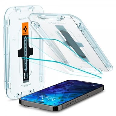Spigen iPhone 14 Pro Skjermbeskytter GLAS.tR EZ Fit 2-pakning