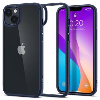 Spigen iPhone 14 Plus Deksel Crystal Hybrid Navy Blue