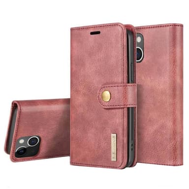 Mobil lommebok DG-Ming 2i1 Apple iPhone 14 Plus - Rød