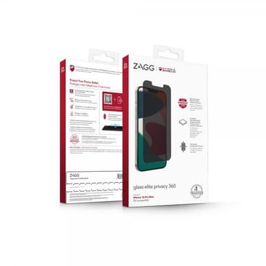 ZAGG InvisibleShield iPhone 13 Pro Max/iPhone 14 Plus Skjermbeskytter Glass Elite Privacy 360