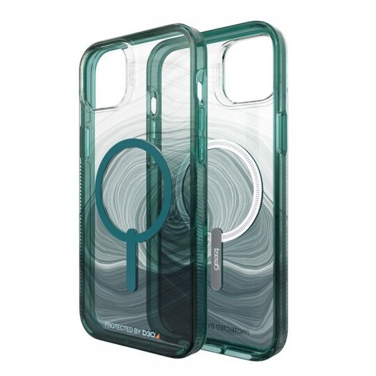 Gear4 iPhone 14 Plus Deksel Milan Snap Green Swirl