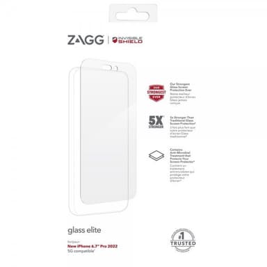 ZAGG InvisibleShield iPhone 14 Pro Max Skjermbeskytter Glass Elite
