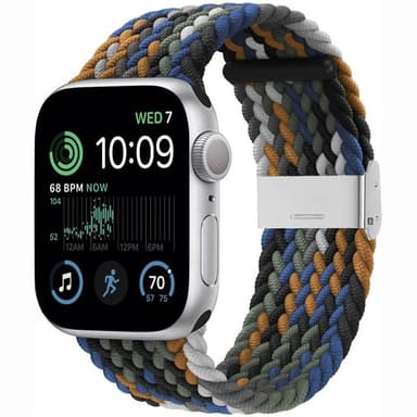 Flettet elastisk armbånd Apple Watch SE 2022 44mm - cowboy