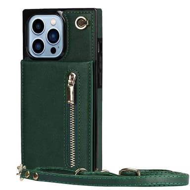 Zipper halskjede deksel Apple iPhone 14 Pro Max - Grønn