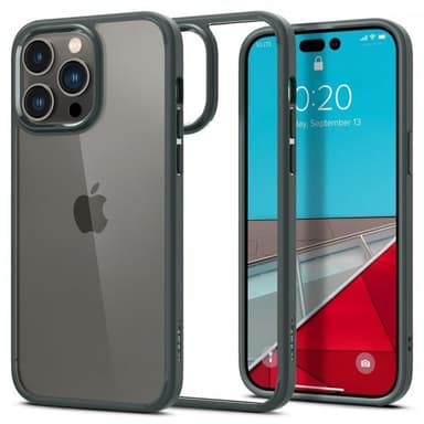 Spigen iPhone 14 Pro Deksel Ultra Hybrid Abyss Green