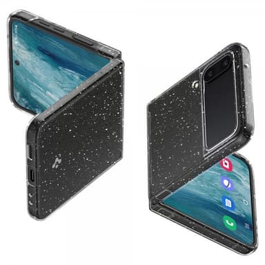 Spigen Samsung Galaxy Z Flip 4 Deksel AirSkin Glitter Crystal Quartz
