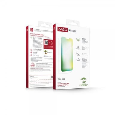 ZAGG InvisibleShield iPhone 13/iPhone 13 Pro/iPhone 14 Skjermbeskytter Flex Eco