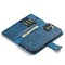 Mobil lommebok DG-Ming 2i1 Apple iPhone 14 Pro - Blå