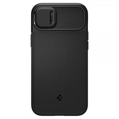 Spigen iPhone 14 Deksel Optik Armor MagFit Svart