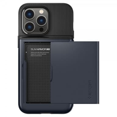 Spigen iPhone 14 Pro Deksel Slim Armor CS Metal Slate
