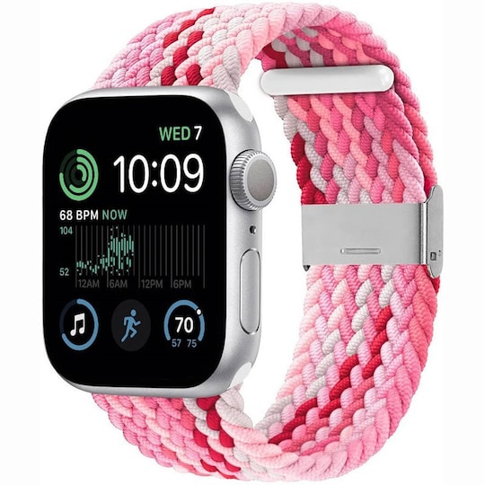Flettet elastisk armbånd Apple Watch SE 2022 44mm - gradientred