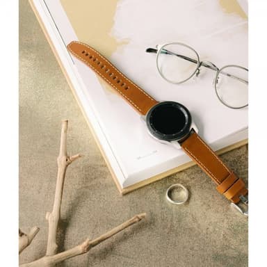Ringke Samsung Galaxy Watch 20mm Armbånd Leather One Classic Band Brun