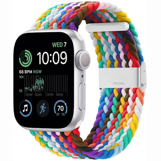 Flettet elastisk armbånd Apple Watch SE 2022 40mm - pride edition