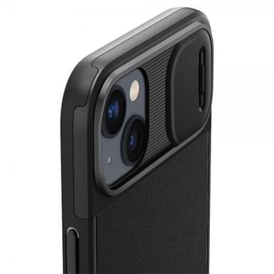 Spigen iPhone 14 Plus Deksel Optik Armor MagFit Svart