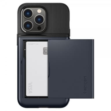 Spigen iPhone 14 Pro Deksel Slim Armor CS Metal Slate