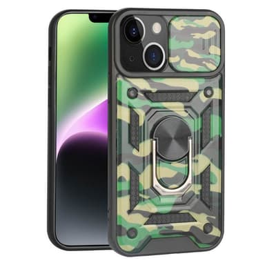 Camo deksel 3i1 Apple iPhone 14 - Grønn