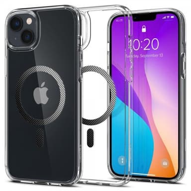 Spigen iPhone 14 Deksel Ultra Hybrid MagFit Carbon Fiber