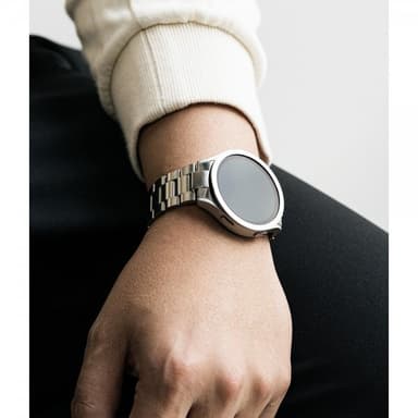 Ringke Samsung Galaxy Watch 4/5 44mm Armbånd Metal One Band Sølv