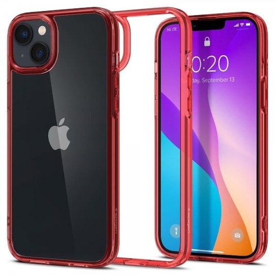 Spigen iPhone 14 Deksel Ultra Hybrid Red Crystal