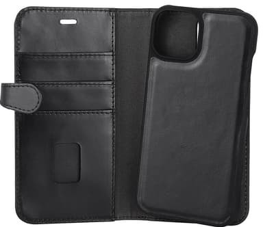 Buffalo 2in1 lommebokdeksel til iPhone 14 (sort)
