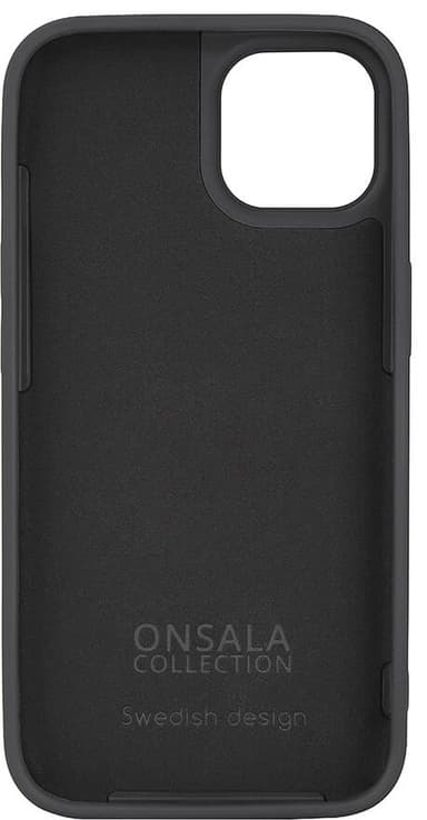 Onsala Silicone MagSeries deksel til iPhone 14 (sort)