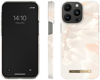 IDEAL OF SWEDEN iPhone 14 Pro Max deksel (rose pearl marble)